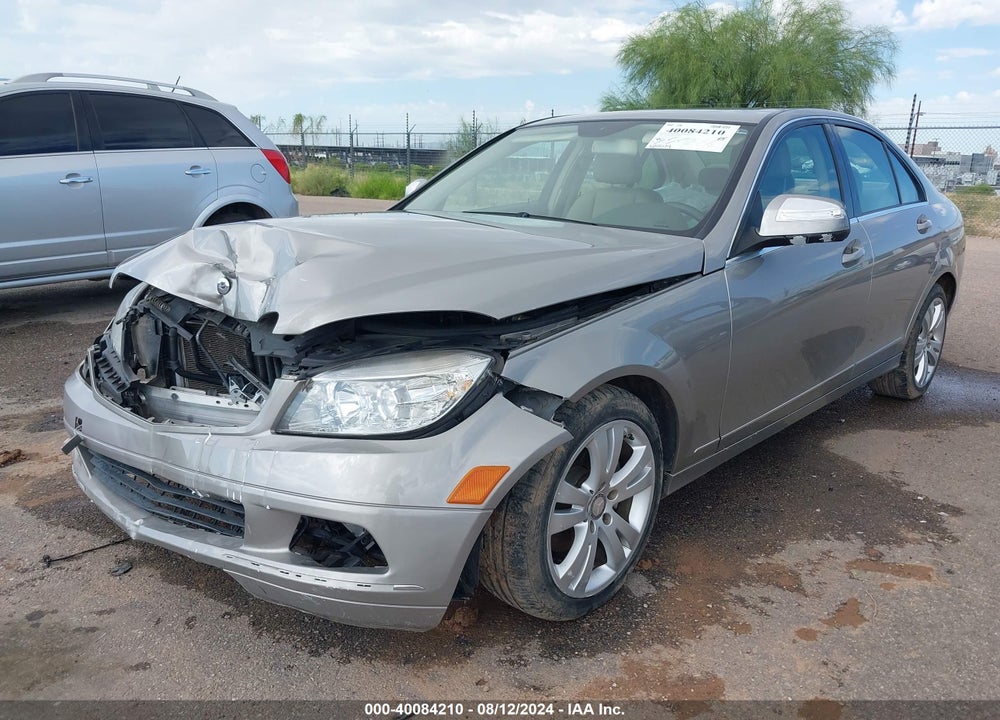 2009 MERCEDES-BENZ C 300 LUXURY/SPORT VIN: WDDGF54XX9R058455