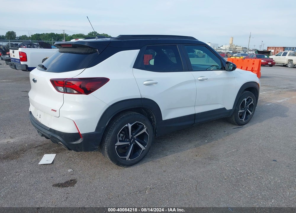 2022 CHEVROLET TRAILBLAZER FWD RS VIN: KL79MTSL4NB008843