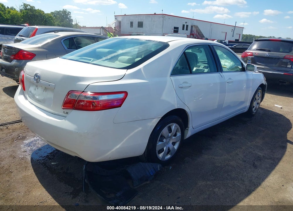 2009 TOYOTA CAMRY LE VIN: 4T4BE46K39R058539