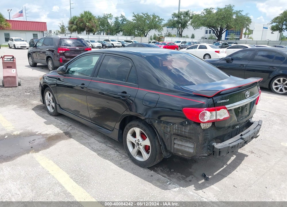 2011 TOYOTA COROLLA S VIN: 2T1BU4EE1BC658248