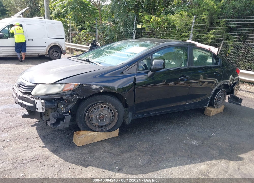 2012 HONDA CIVIC LX VIN: 2HGFB2F53CH318229