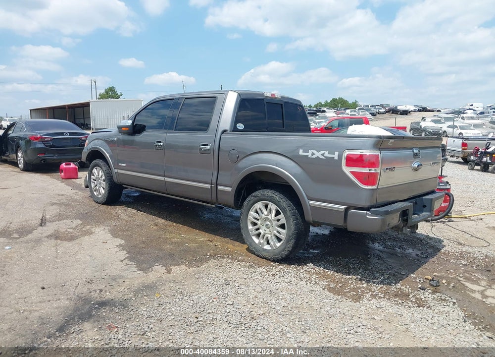 2011 FORD F-150 PLATINUM VIN: 1FTFW1ET9BFD02792