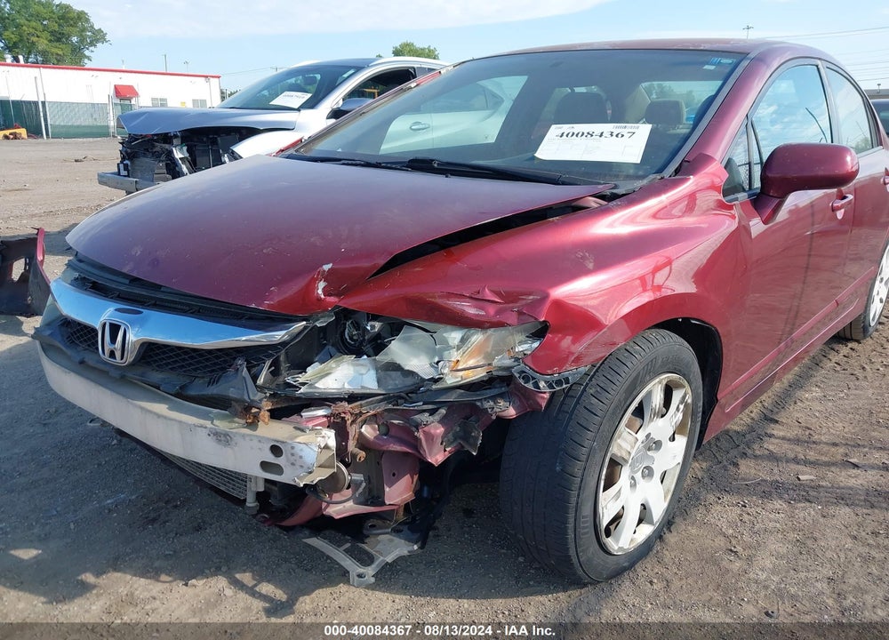 2010 HONDA CIVIC LX VIN: 2HGFA1F5XAH546738