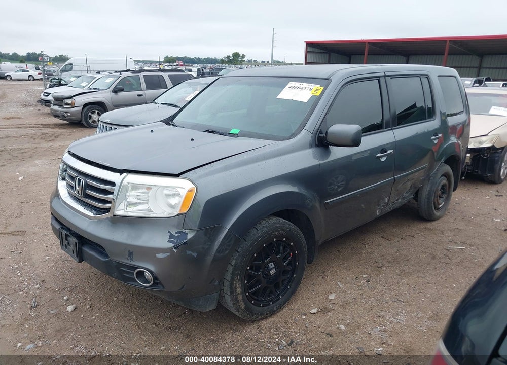 2013 HONDA PILOT EX VIN: 5FNYF4H47DB028417
