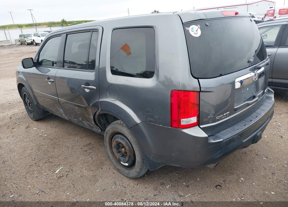 2013 HONDA PILOT EX VIN: 5FNYF4H47DB028417
