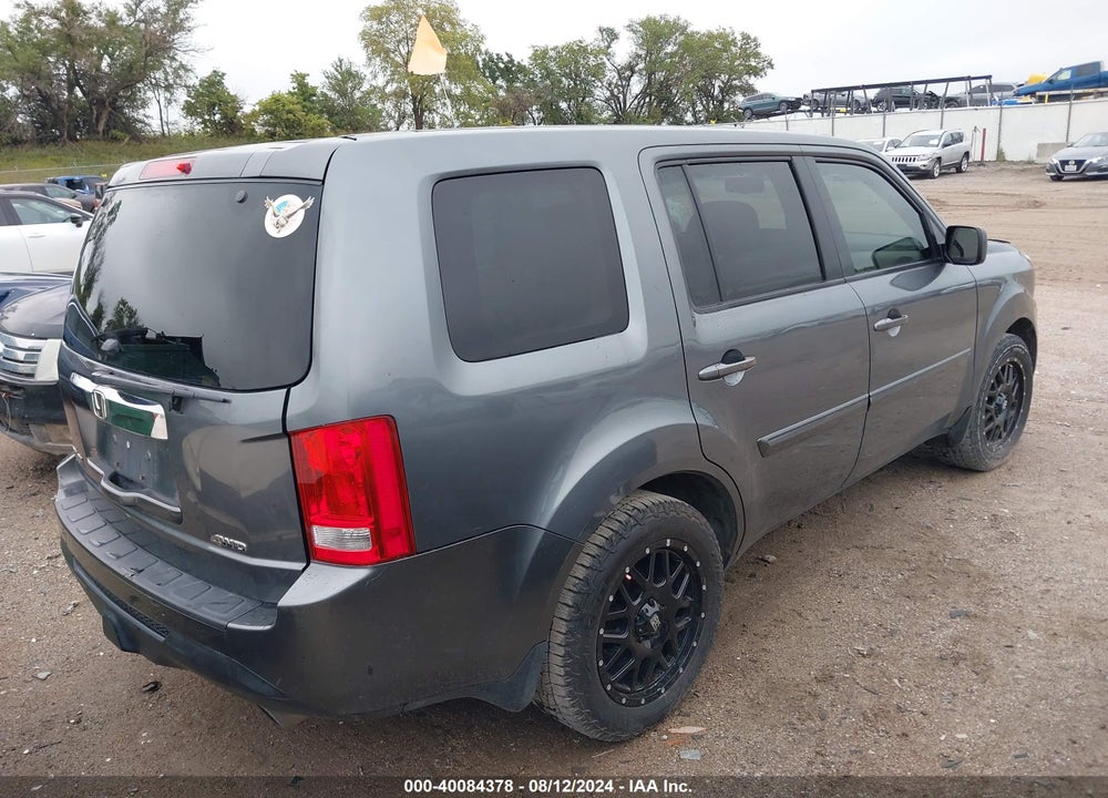 2013 HONDA PILOT EX VIN: 5FNYF4H47DB028417