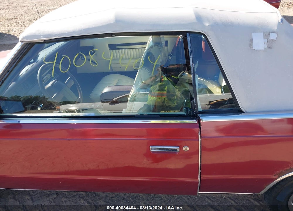 1986 DODGE 600 VIN: 1B3BV55K6GG238973