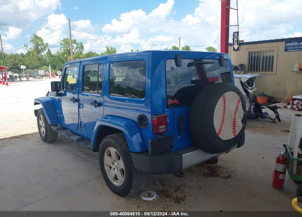 2011 ANGLER JEEP WR UNLIMITED SAHARA VIN: 1J4BA5H11BL548861
