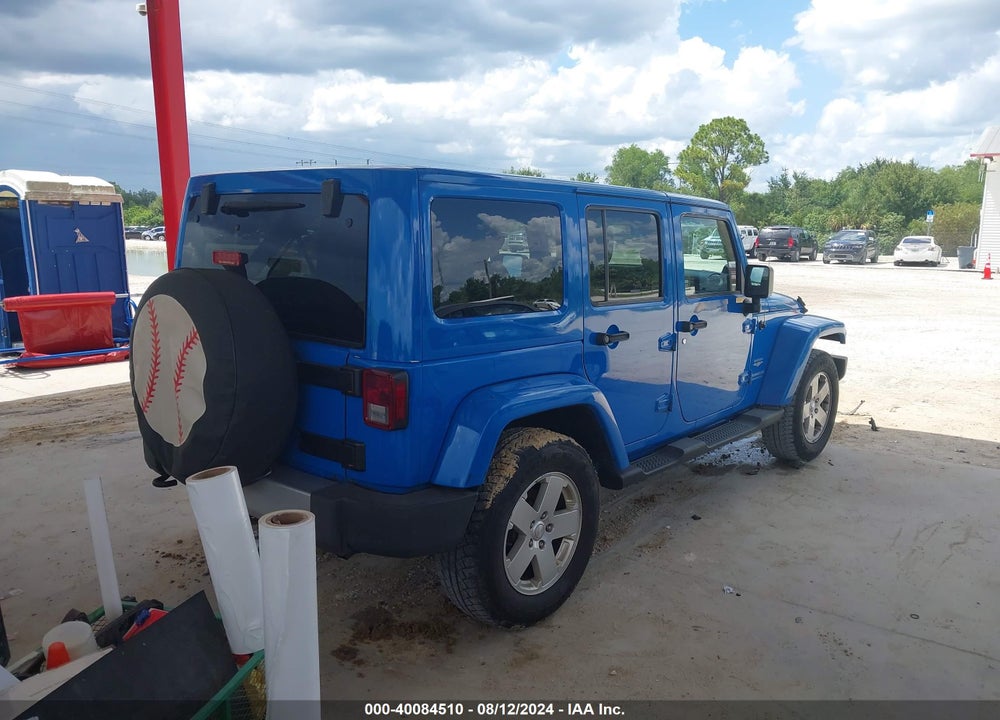 2011 ANGLER JEEP WR UNLIMITED SAHARA VIN: 1J4BA5H11BL548861