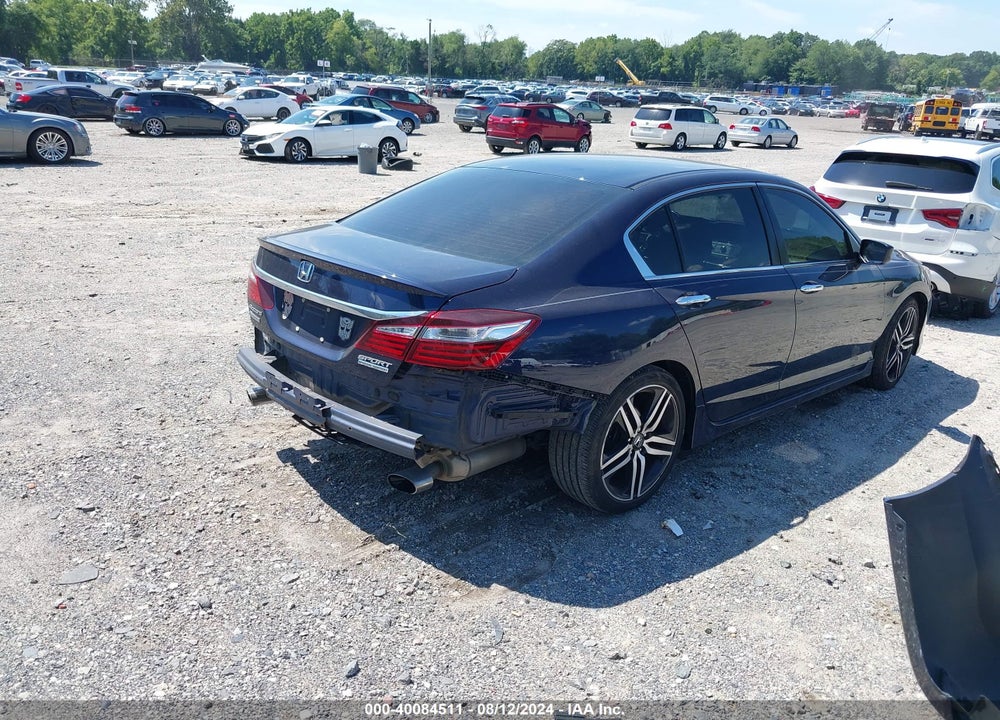 2017 HONDA ACCORD SPORT SE VIN: 1HGCR2F15HA073905