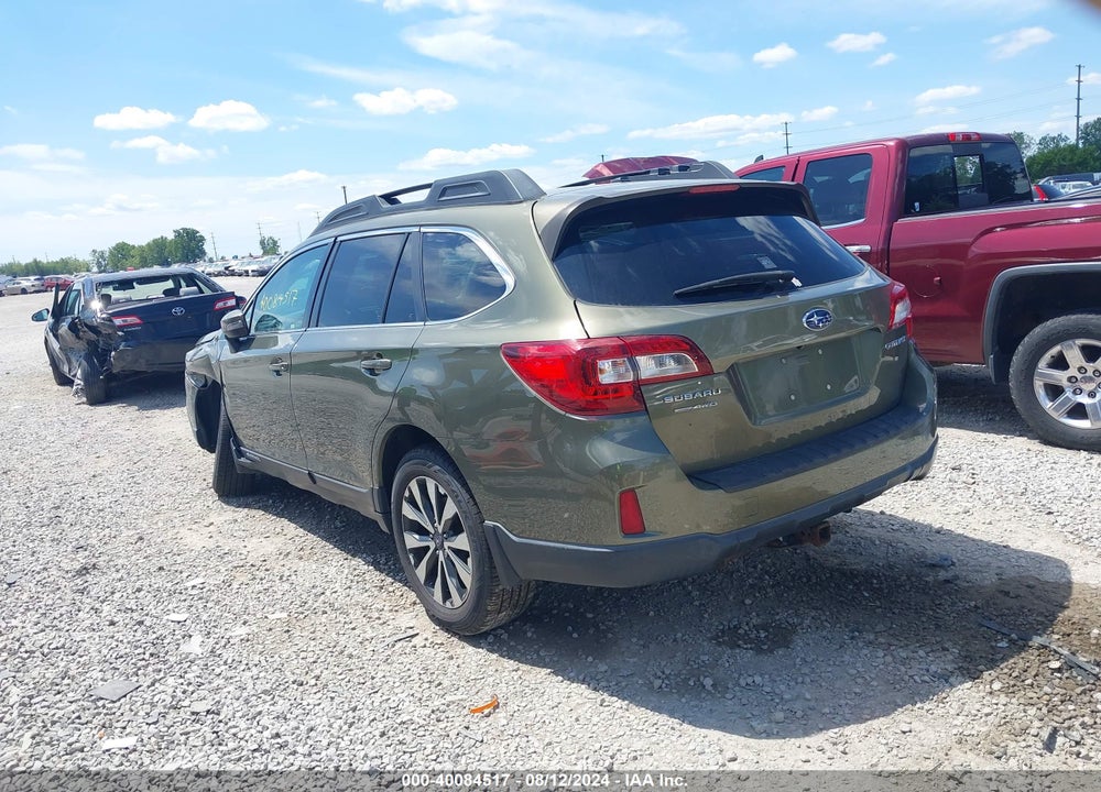 2015 SUBARU OUTBACK 2.5I LIMITED VIN: 4S4BSBLC8F3243496