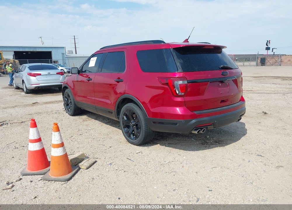 2019 FORD EXPLORER SPORT VIN: 1FM5K8GT1KGA53293