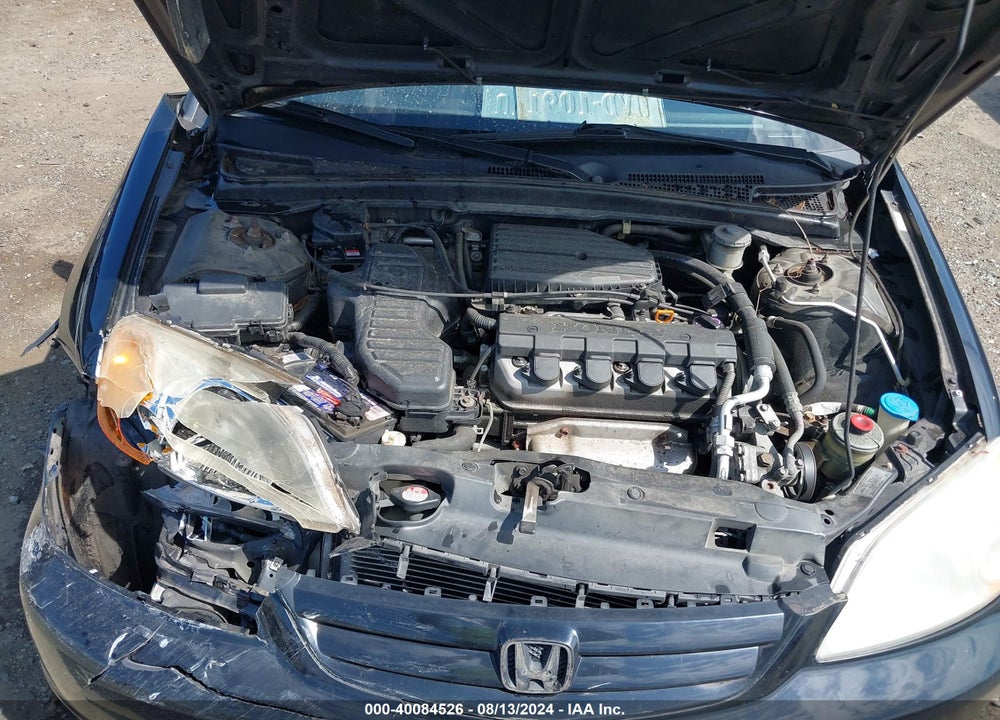 2001 HONDA CIVIC LX VIN: 1HGES16561L004953