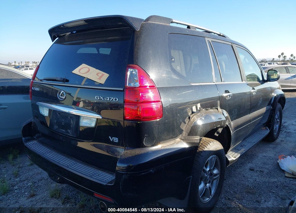 2008 LEXUS GX 470 VIN: JTJBT20X580149456