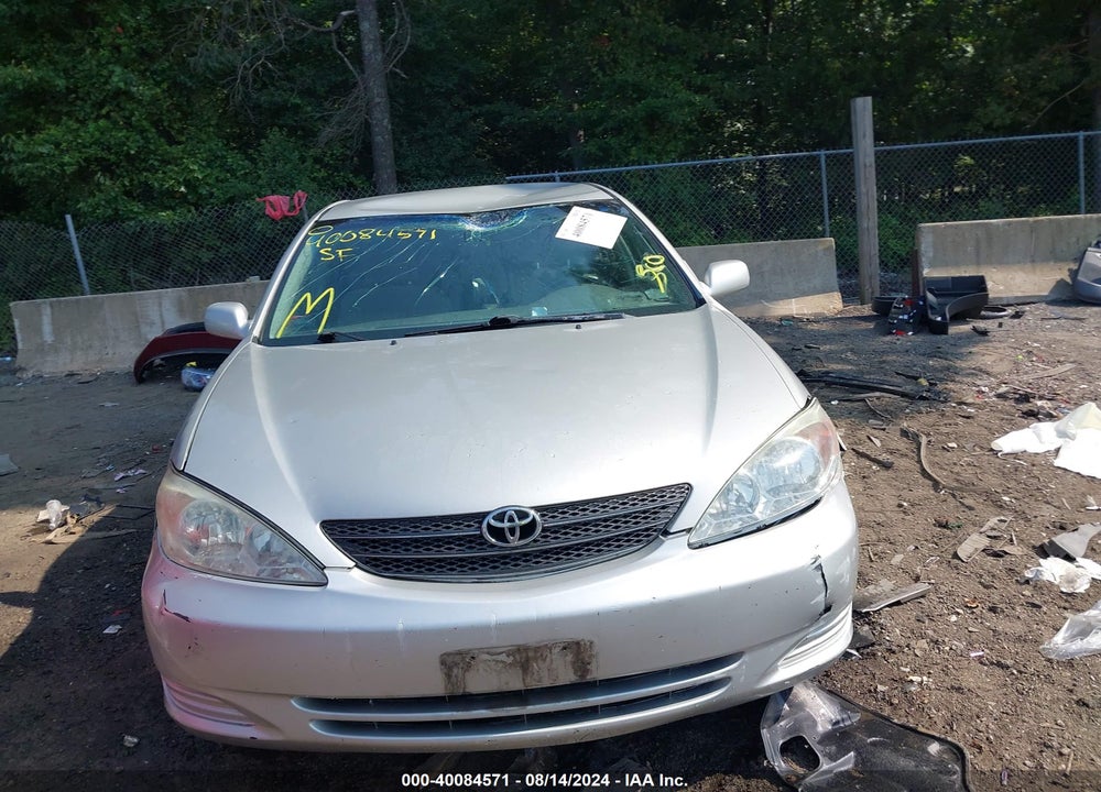 2002 TOYOTA CAMRY VIN: 4T1BE30K02U084891