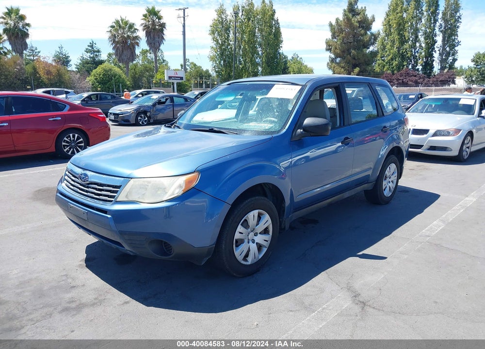 2009 SUBARU FORESTER 2.5X VIN: JF2SH61629H797844