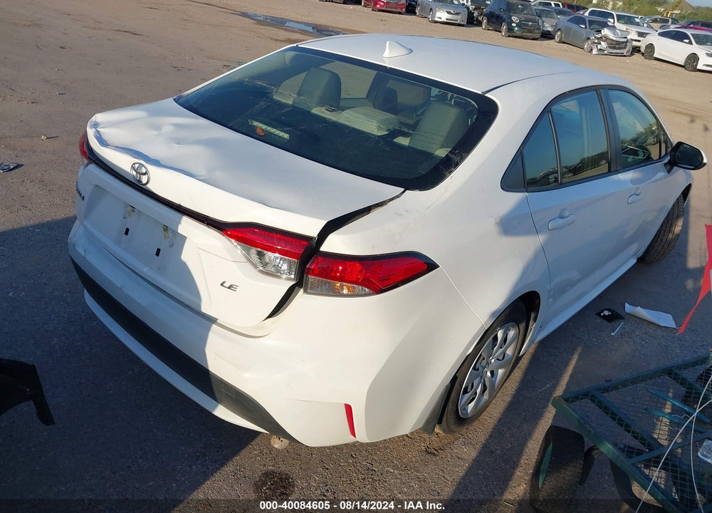 2022 TOYOTA COROLLA LE VIN: JTDEPMAE7N3007391