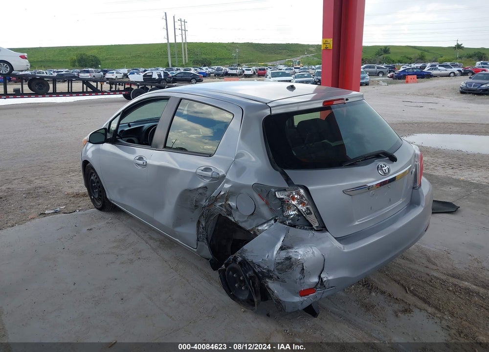 2012 TOYOTA YARIS L VIN: JTDKTUD37CD537733
