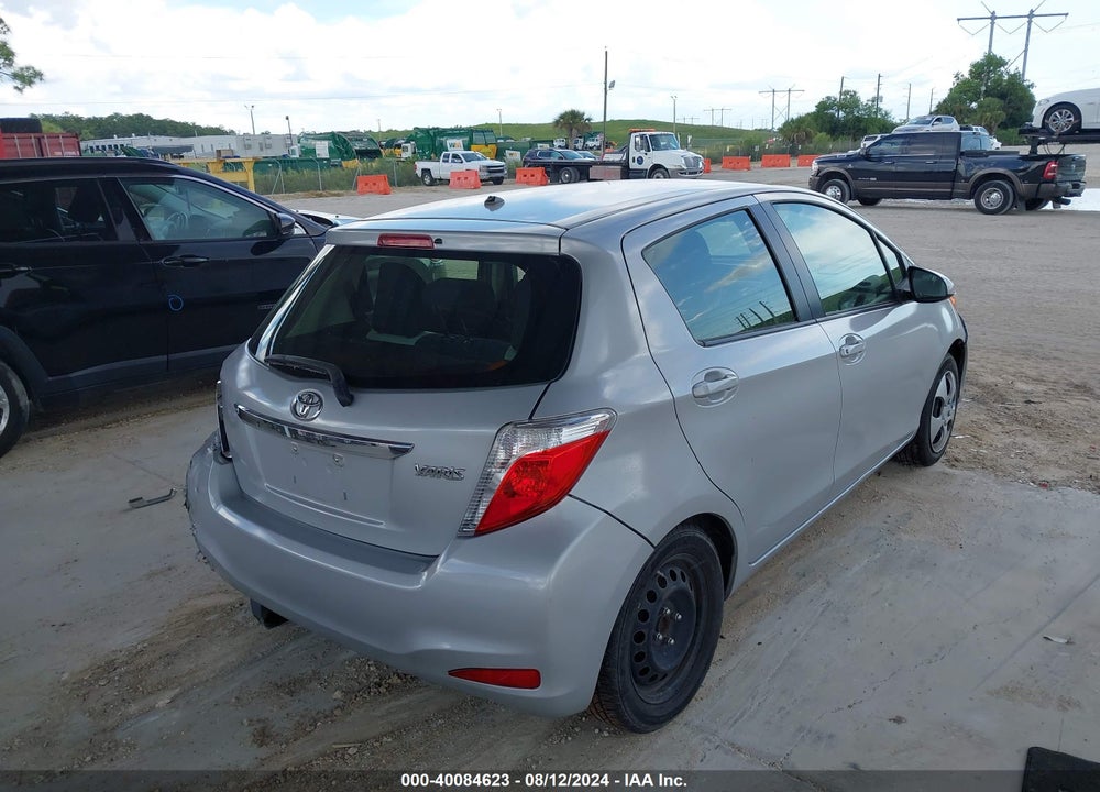 2012 TOYOTA YARIS L VIN: JTDKTUD37CD537733