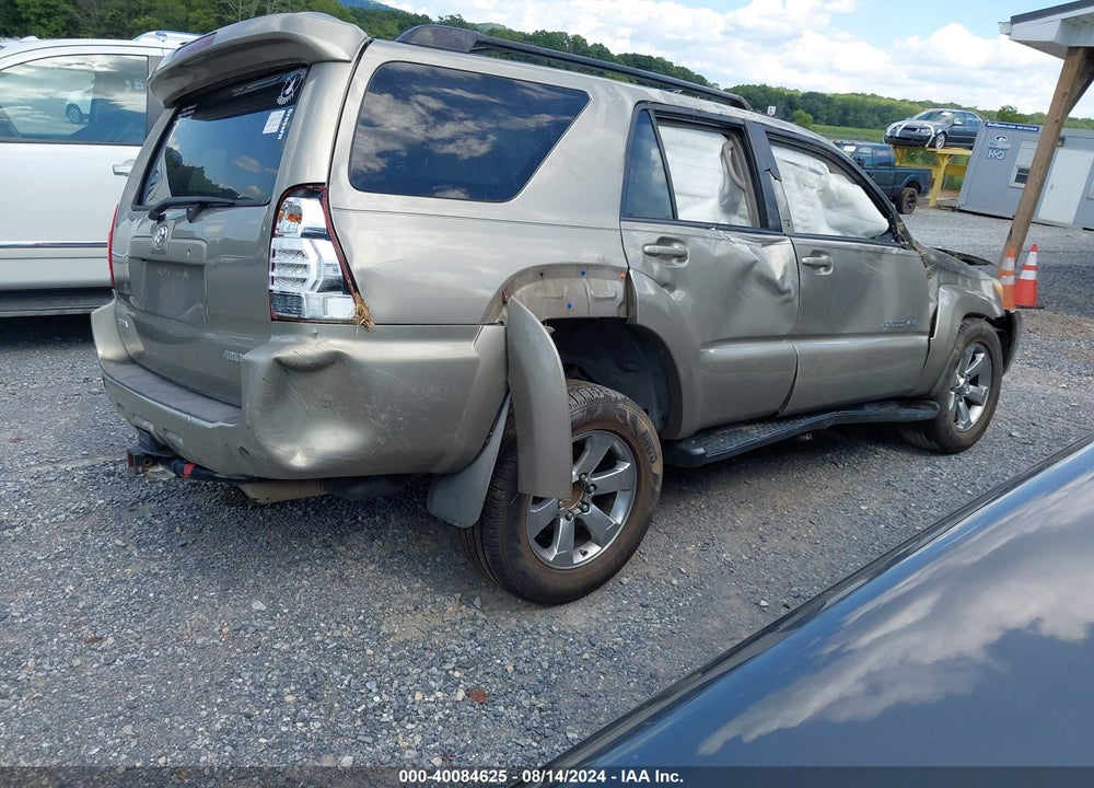 2008 TOYOTA 4RUNNER LIMITED V8 VIN: JTEBT17R98K003484