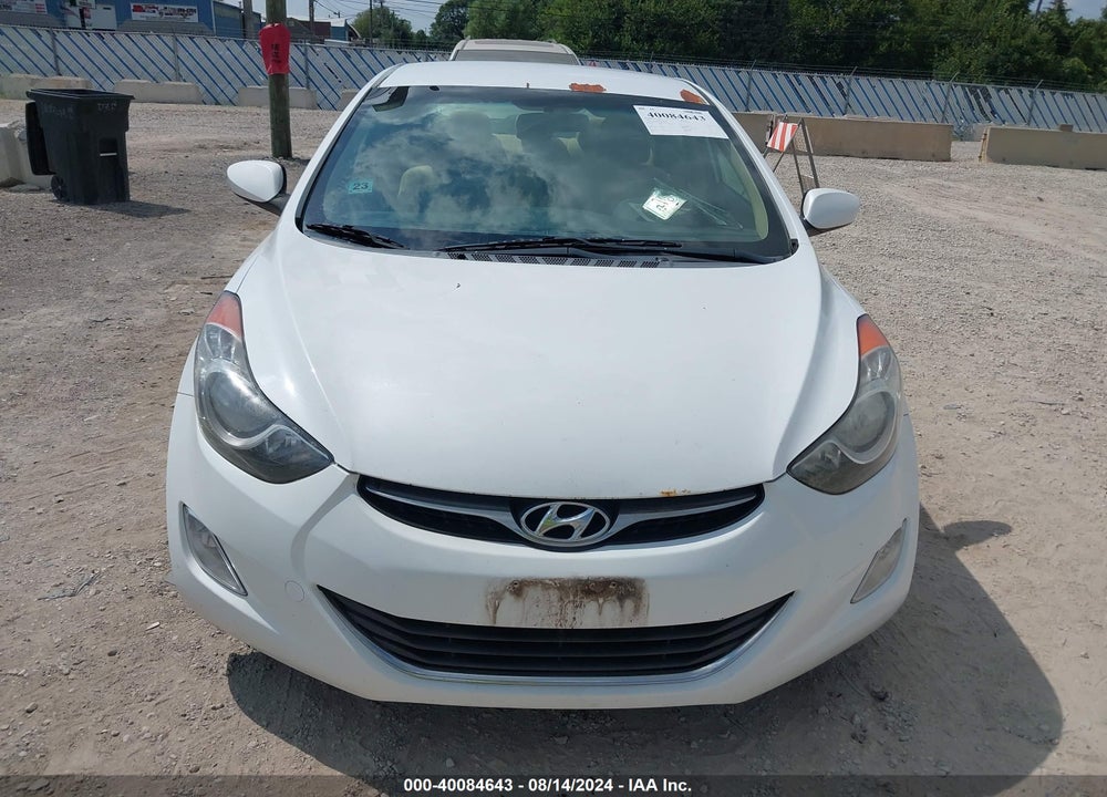 2013 HYUNDAI ELANTRA GLS VIN: 5NPDH4AE7DH266832