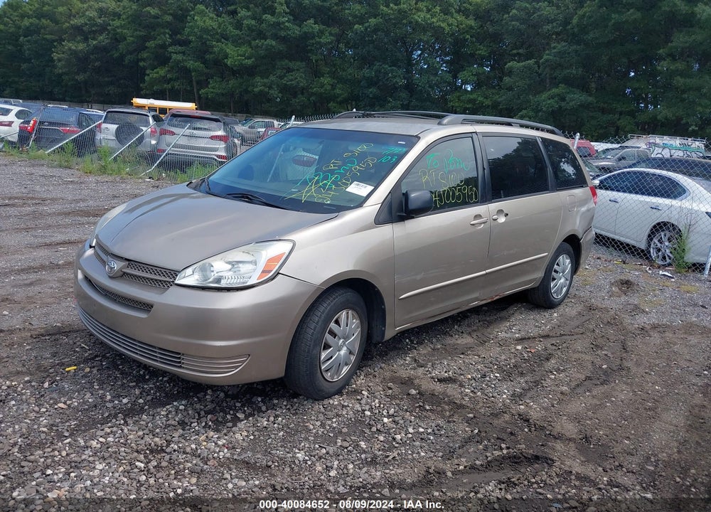 2004 TOYOTA SIENNA LE VIN: 5TDZA23C34S128211