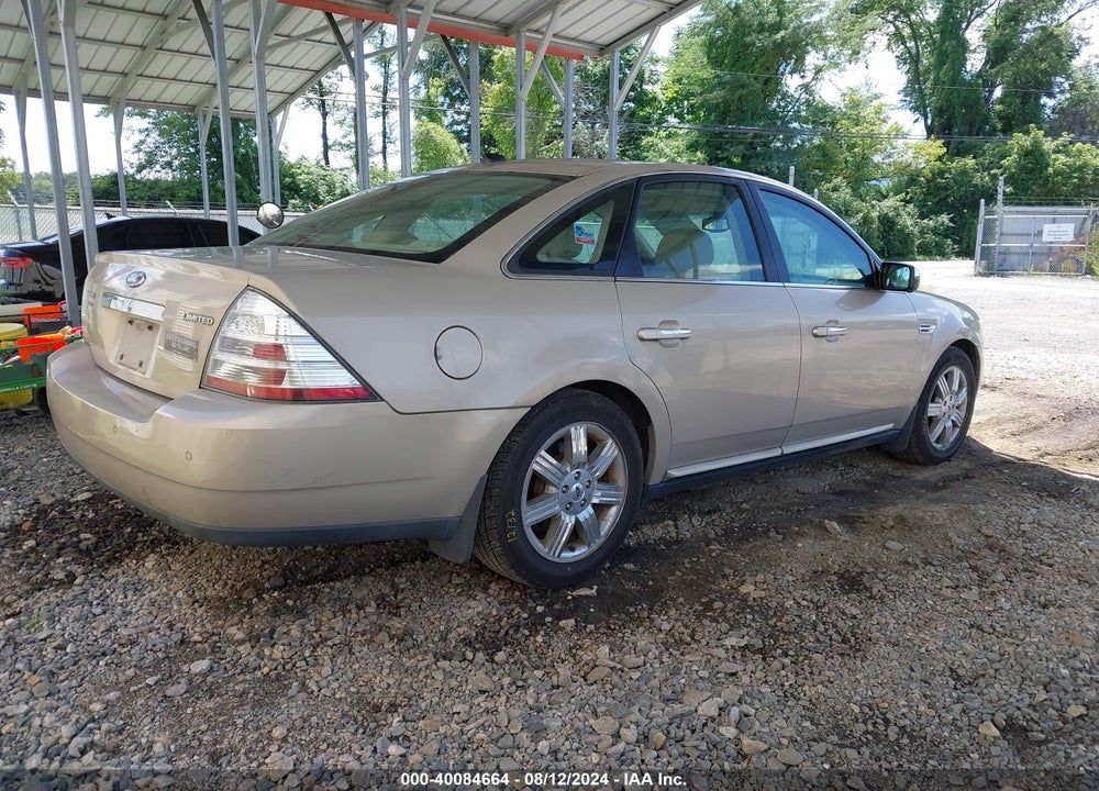 2008 FORD TAURUS LIMITED VIN: 1FAHP25WX8G137379
