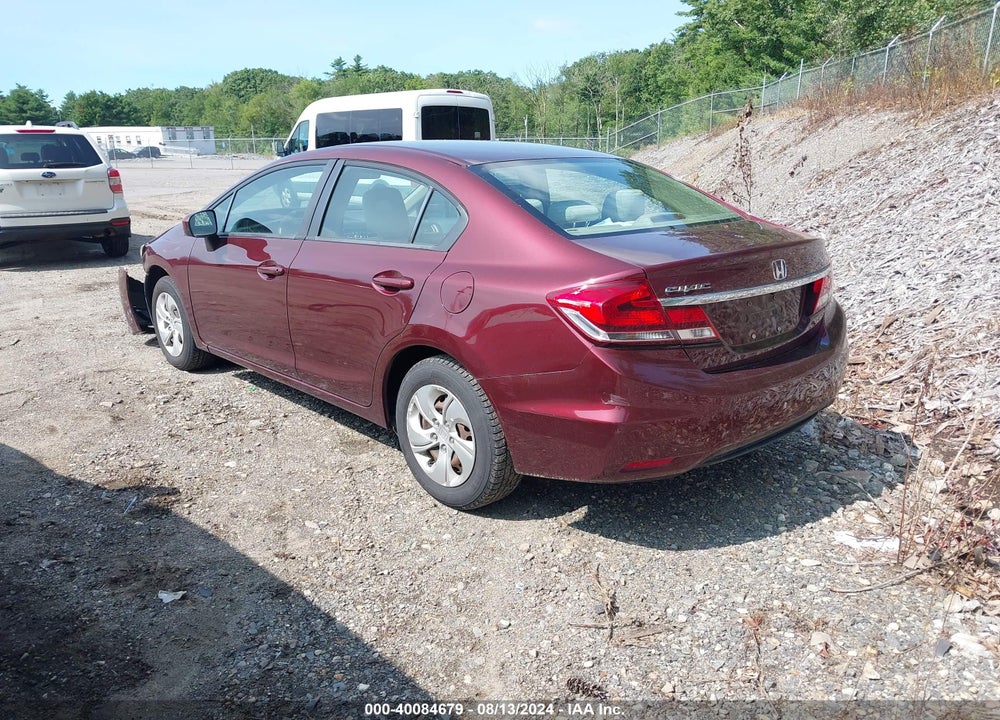 2015 HONDA CIVIC LX VIN: 19XFB2F56FE279294