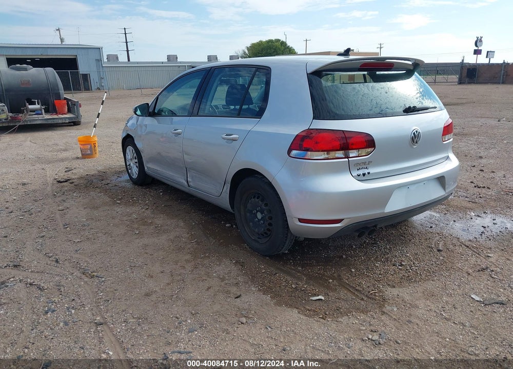 2014 VOLKSWAGEN GOLF 2.5L VIN: WVWDB7AJXEW001317