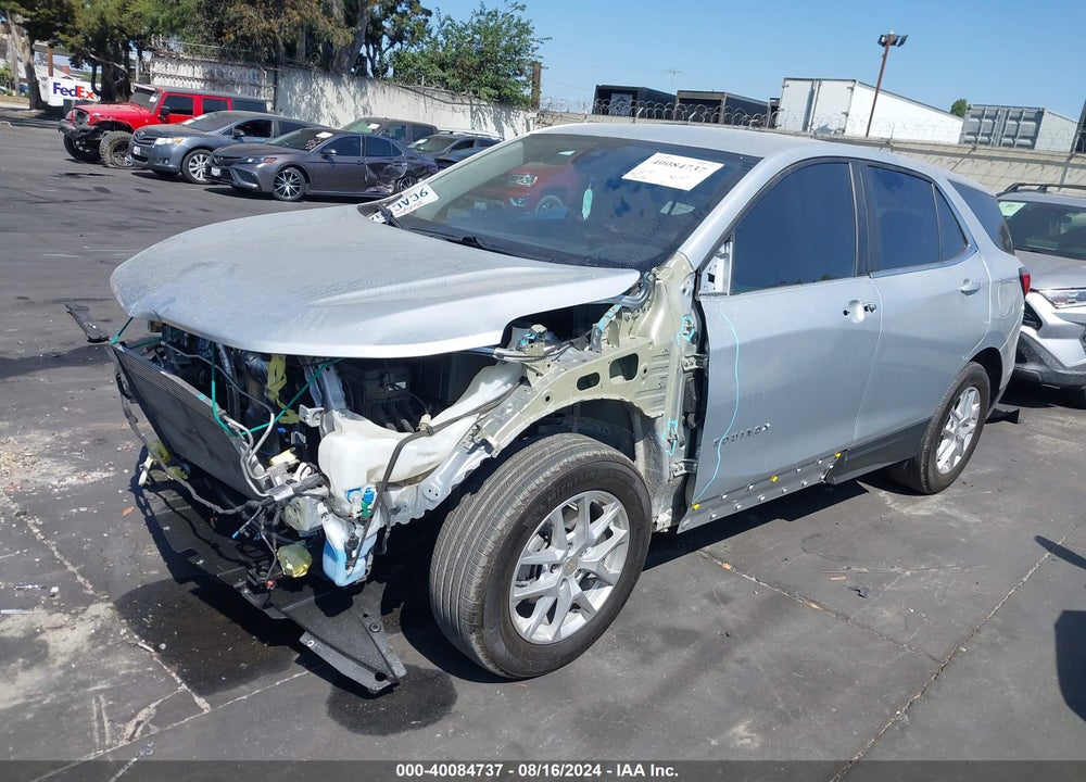 2022 CHEVROLET EQUINOX FWD LT VIN: 3GNAXKEV2NL234402