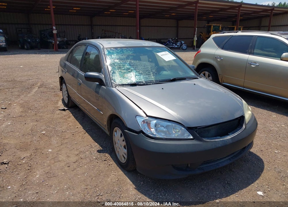 2005 HONDA CIVIC LX VIN: 2HGES16575H582241