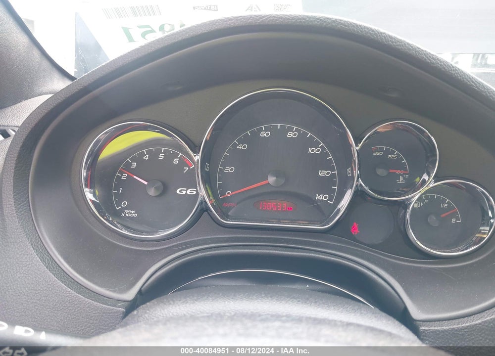 2009 PONTIAC G6 GT VIN: 1G2ZH36NX94100914