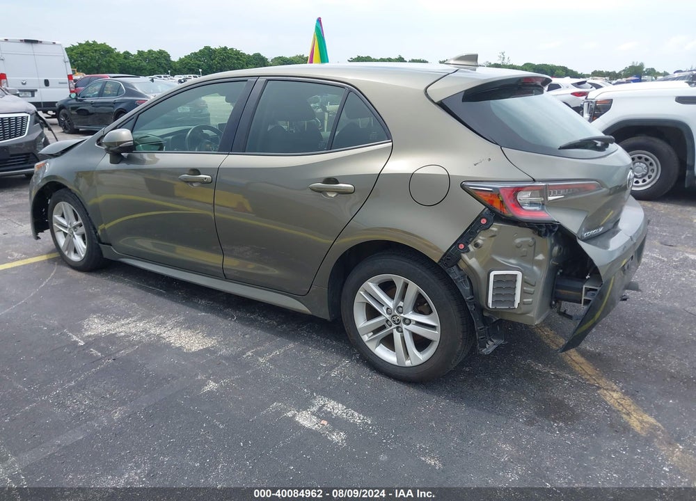 2019 TOYOTA COROLLA SE VIN: JTNK4RBE4K3052531