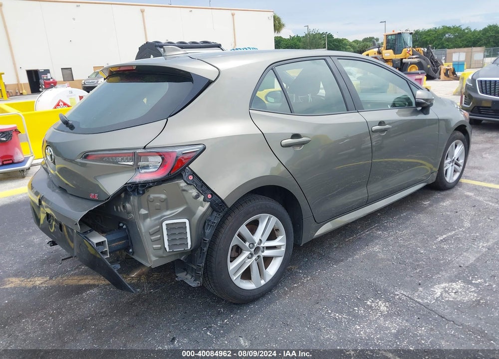 2019 TOYOTA COROLLA SE VIN: JTNK4RBE4K3052531