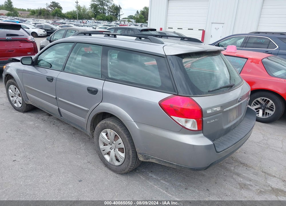 2009 SUBARU OUTBACK 2.5I VIN: 4S4BP60C997320659