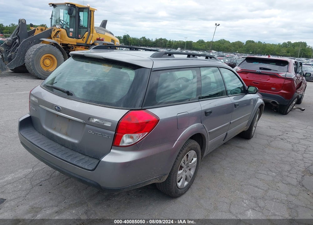 2009 SUBARU OUTBACK 2.5I VIN: 4S4BP60C997320659