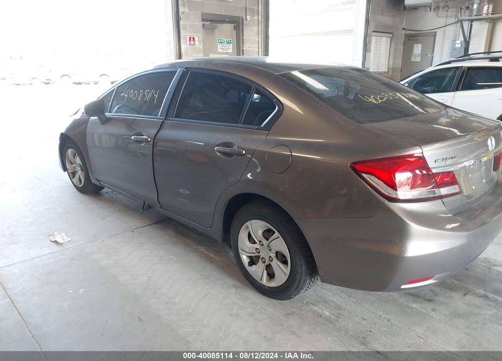 2014 HONDA CIVIC LX VIN: 19XFB2F52EE211444