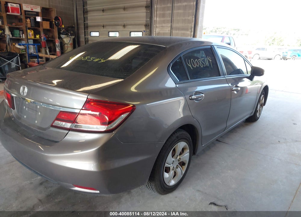 2014 HONDA CIVIC LX VIN: 19XFB2F52EE211444