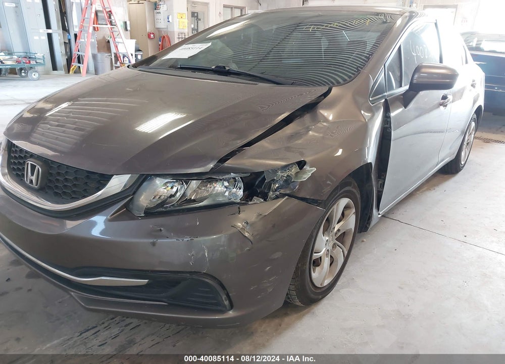 2014 HONDA CIVIC LX VIN: 19XFB2F52EE211444