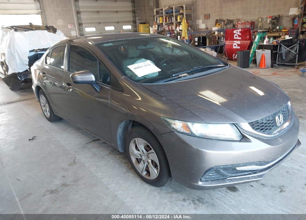 2014 HONDA CIVIC LX VIN: 19XFB2F52EE211444