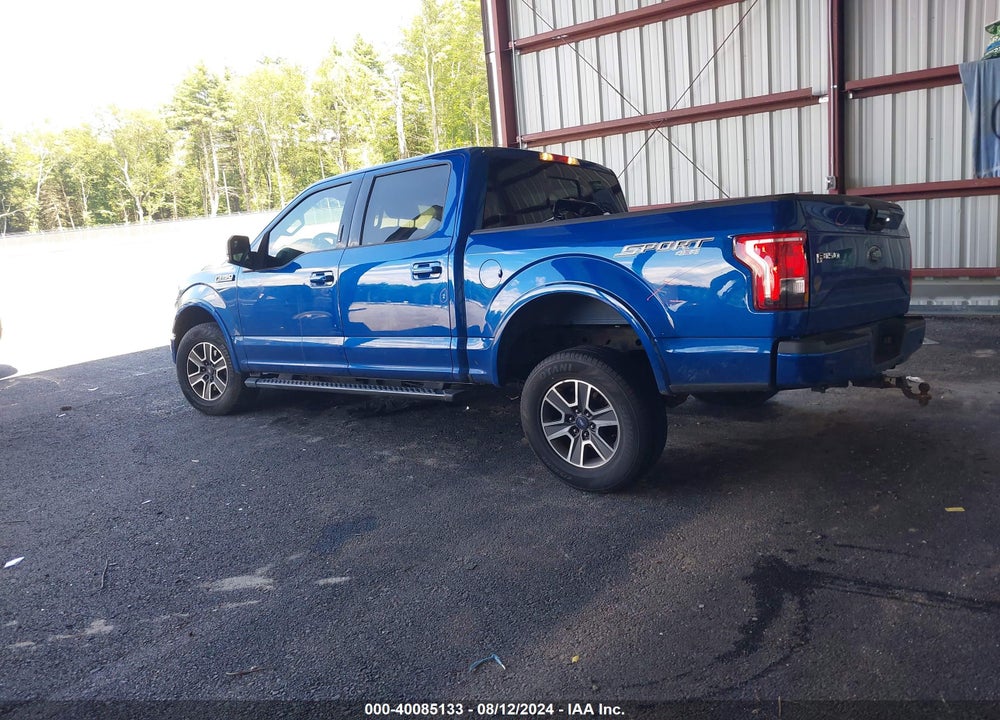 2017 FORD F-150 XLT VIN: 1FTEW1EF9HFB60409