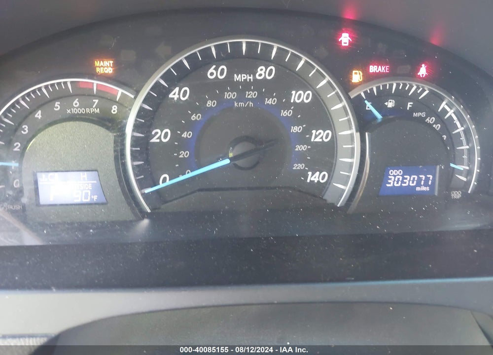 2012 TOYOTA CAMRY VIN: 4T1BK1FK6CU510864