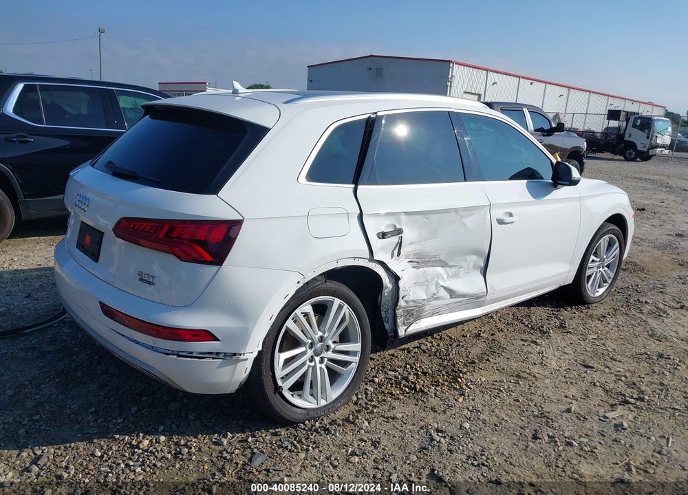2018 AUDI Q5 2.0T PREMIUM VIN: WA1BNAFY0J2006801