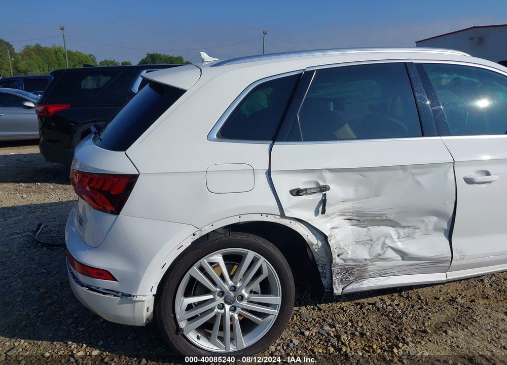 2018 AUDI Q5 2.0T PREMIUM VIN: WA1BNAFY0J2006801