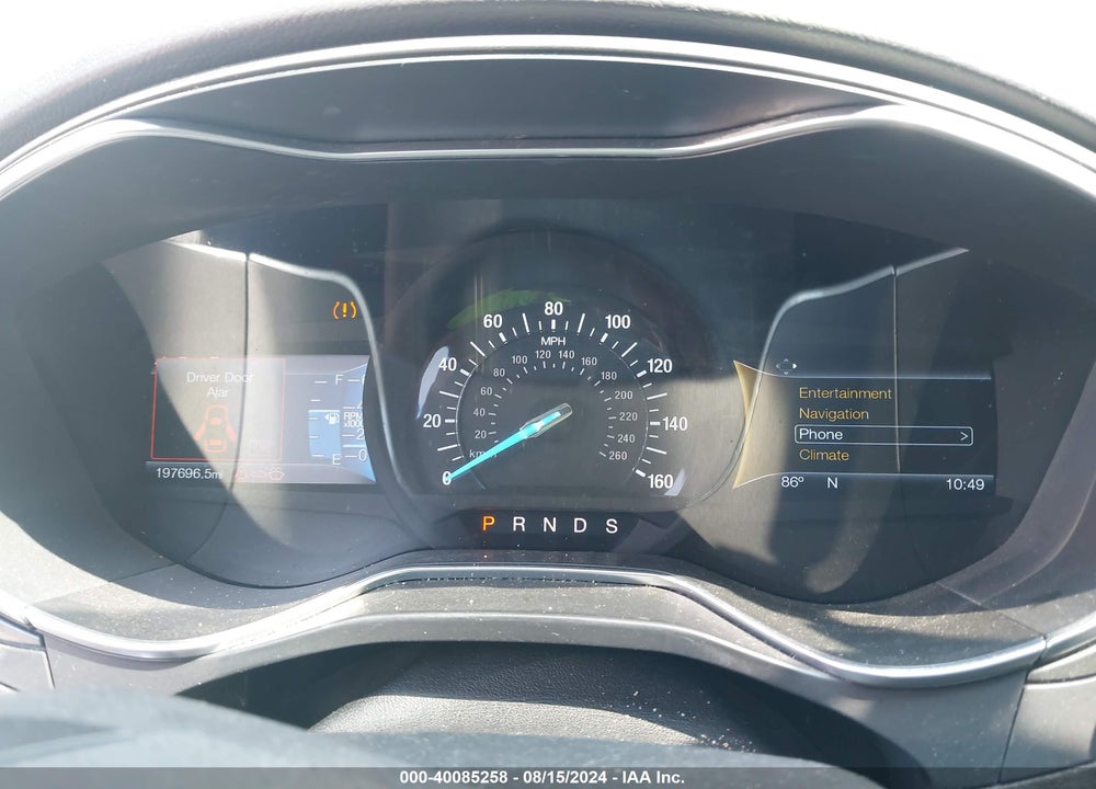 2016 FORD FUSION TITANIUM VIN: 3FA6P0K97GR364322