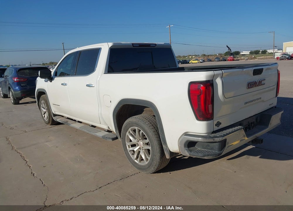 2019 GMC SIERRA 1500 SLT VIN: 3GTP8DED9KG313654