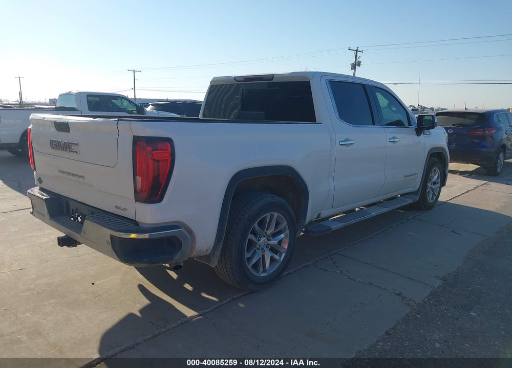 2019 GMC SIERRA 1500 SLT VIN: 3GTP8DED9KG313654