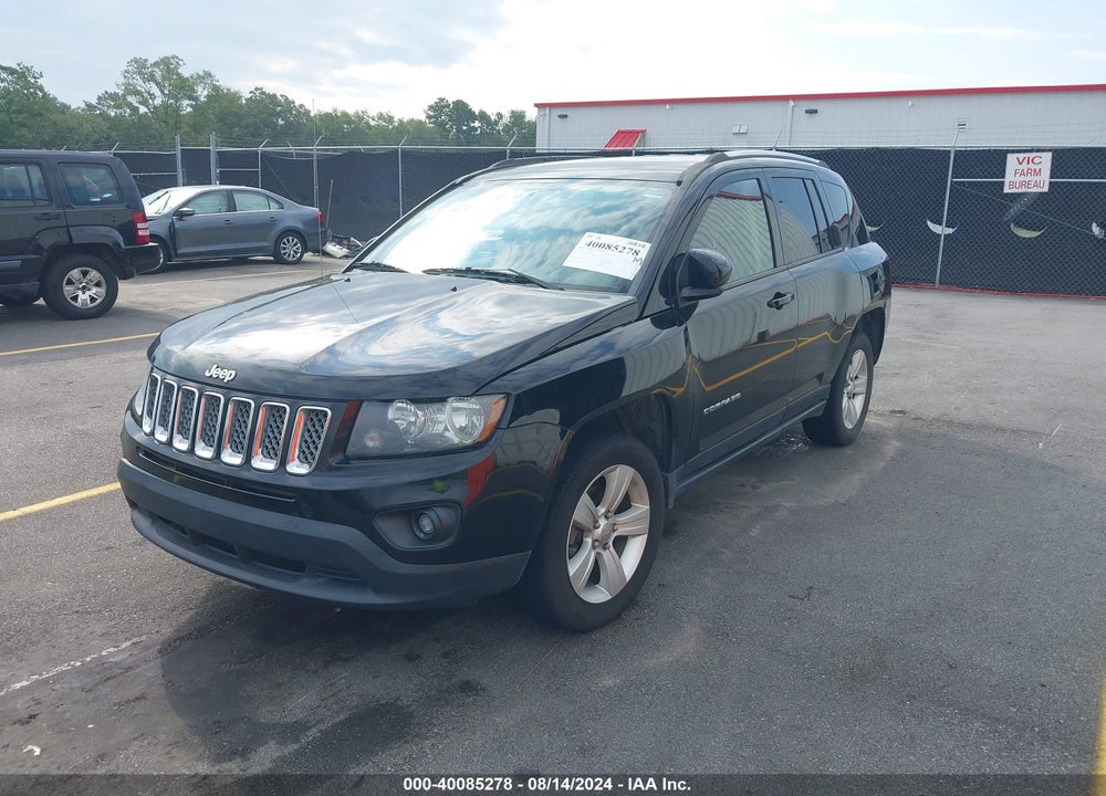 2014 JEEP COMPASS LATITUDE VIN: 1C4NJCEB4ED633017