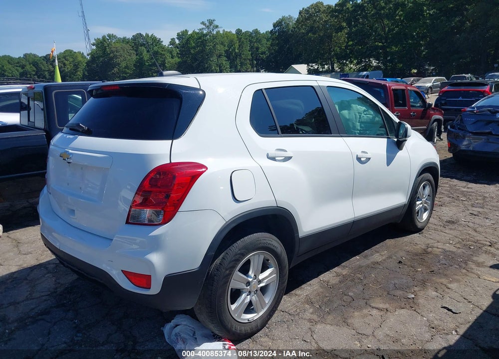 2022 CHEVROLET TRAX FWD LS VIN: KL7CJKSM9NB544446