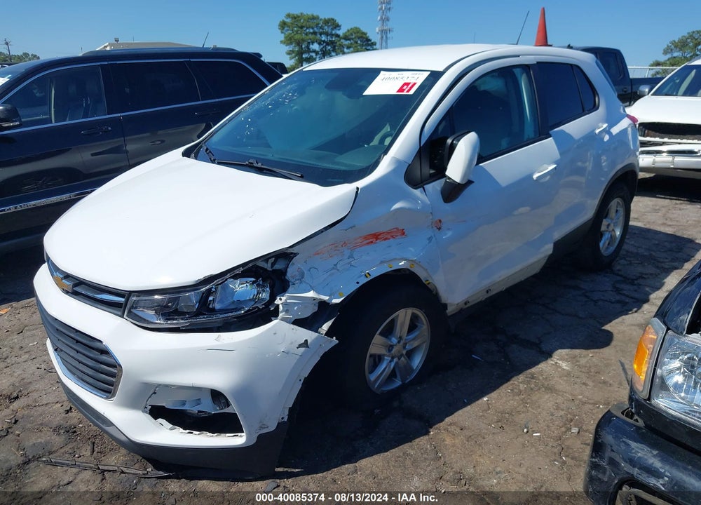 2022 CHEVROLET TRAX FWD LS VIN: KL7CJKSM9NB544446